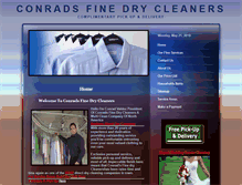 Tablet Screenshot of conradsfinedrycleaners.com